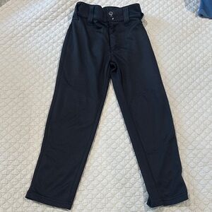 Youth softball pants black